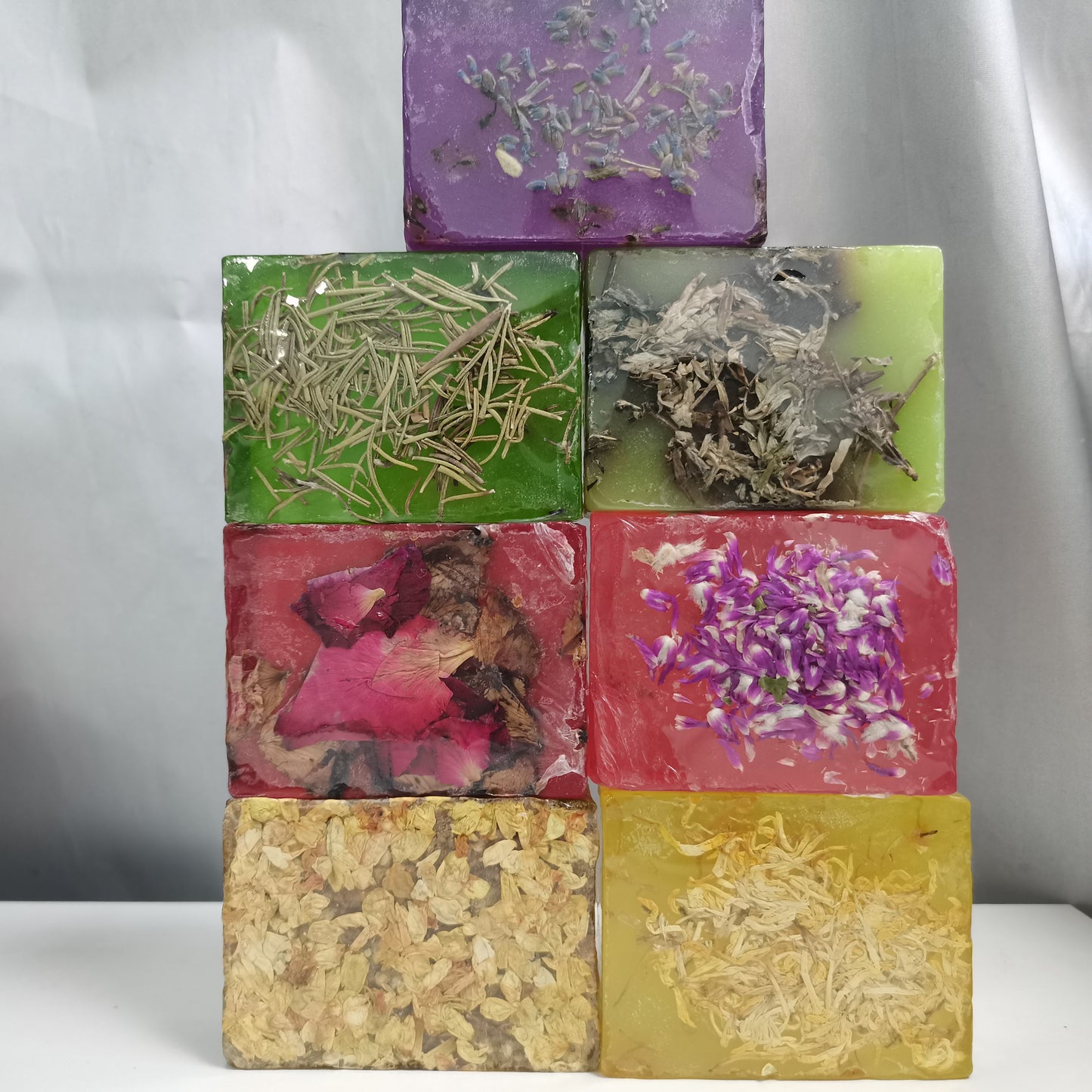 fresh flower handmade soaps